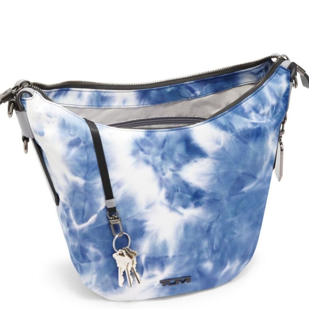 Tumi Voyageur Davenay Crossbody Bag- Blue Tie Dye - Picture 4 of 12